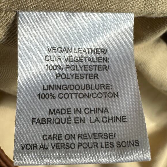 Divine Heritage Vegan Leather Mini Wrap Skirt Saddle Brown - Picture 7 of 7